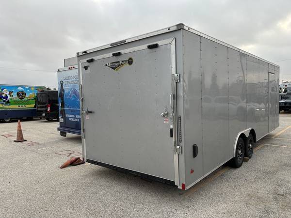 Used Enclosed Car Trailer 2025 24ft. Hero w/7ft. Interior & Aluminum Wheels 9859 - Image 6
