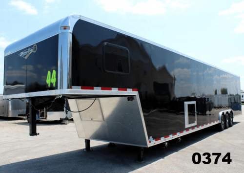 44' Millennium Platinum with Red Cabinets & Large Bathroom