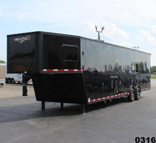 Gooseneck Enclosed Trailer with Living Quarters