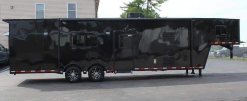 Gooseneck Enclosed Trailer with Living Quarters