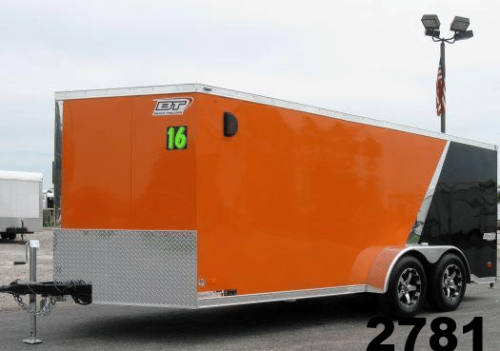 7' X 16' Orange/Black Star Low Rider