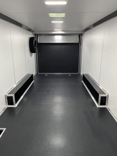 22ft. Car Hauler Trailer Front Rear View
