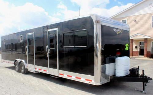 Enclosed Trailer With Living Quarters race trailer