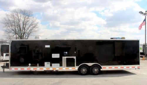 Enclosed Trailer With Living Quarters race trailer