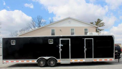 Enclosed Trailer With Living Quarters race trailer