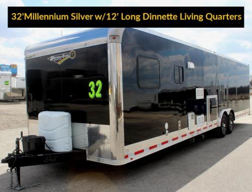 Enclosed Trailer With Living Quarters 32'/12D