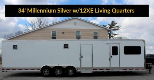 34' Enclosed Trailer with 12'XE Living Quarters
