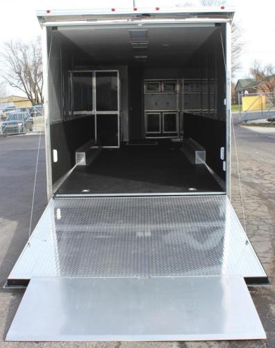 Enclosed Bumper Pull Trailer for Sale, Unit #0142.  Perfect trace trailer for for any toy hauler needs.