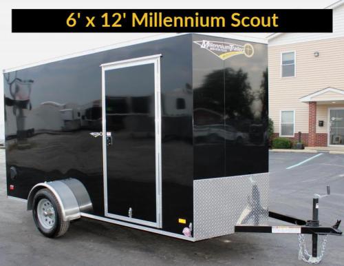 6' X 12' Black Millennium Scout