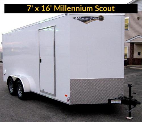 7' X 16' White Millennium Scout