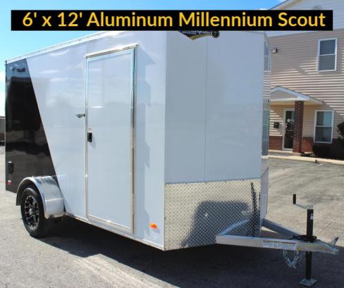 6' X 12' White/Black Millennium Scout
