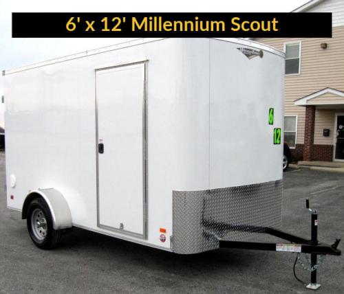 6' X 12' White Millennium Scout