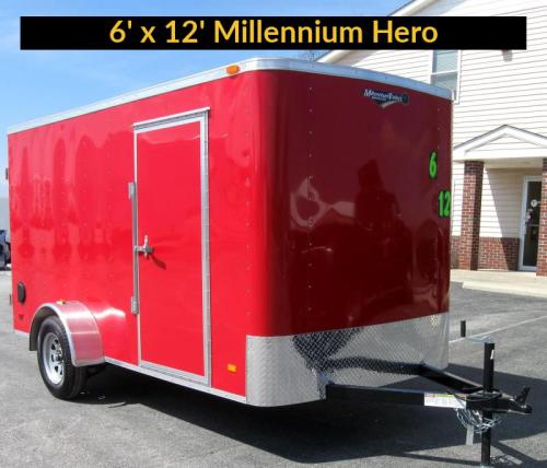 6' X 12' Red Millennium Hero