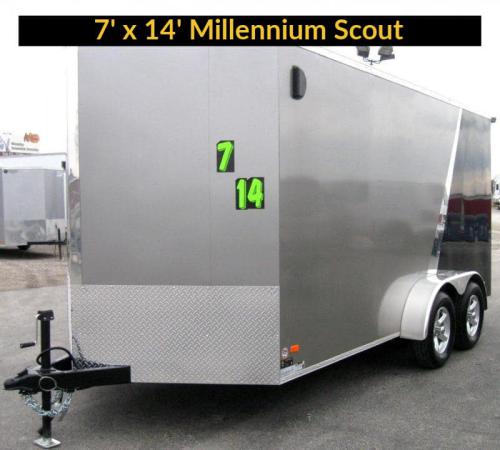 7' X 14' Pewter/Black Millennium Scout