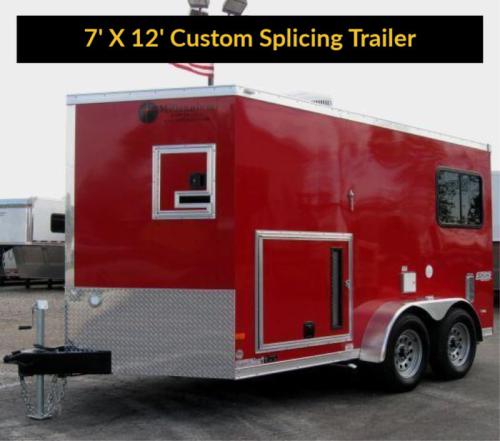 7' X 12' Custom Splicing Trailer