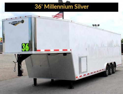 36' White Millennium Silver