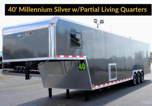 40' Millennium Silver With Mini Living Quarters-2